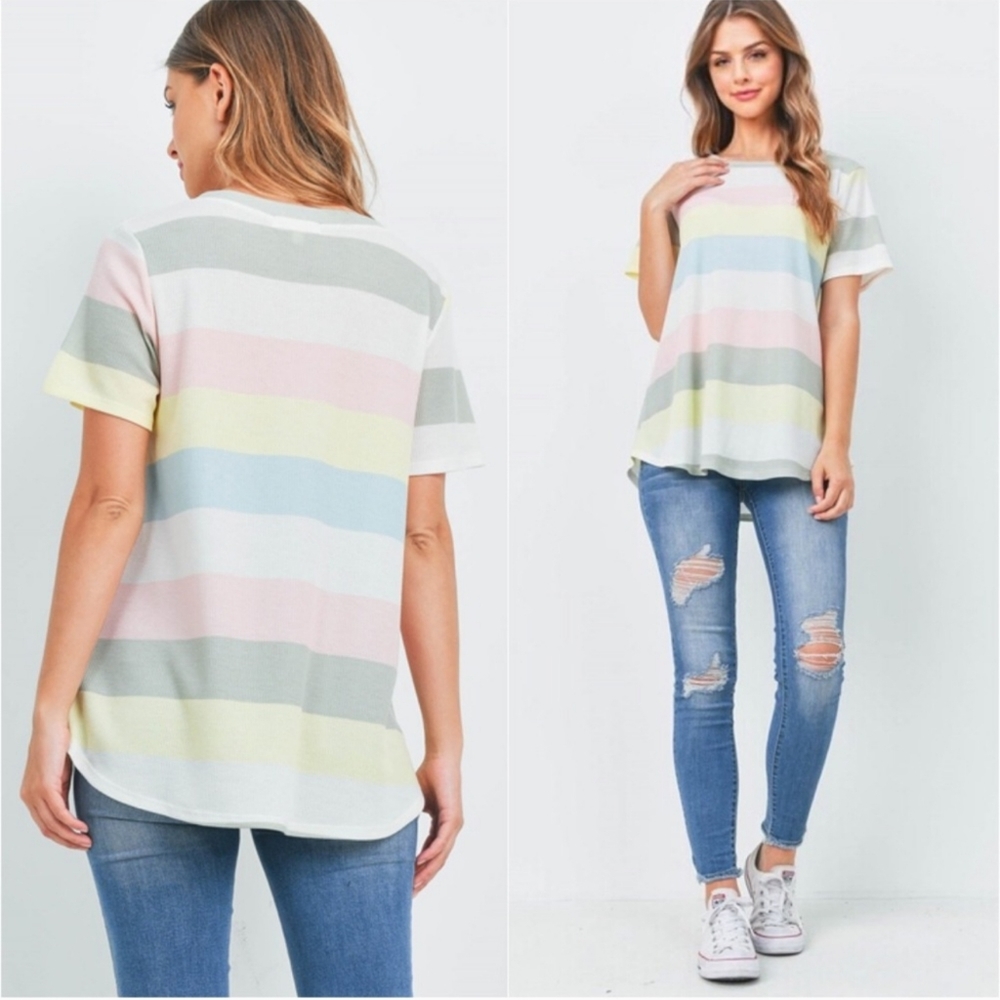 Colorful Stripes Top - Large - Picture 3 of 5